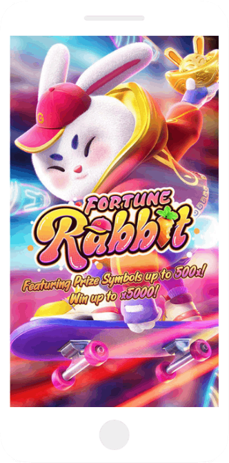 Fortune rabbit in phone